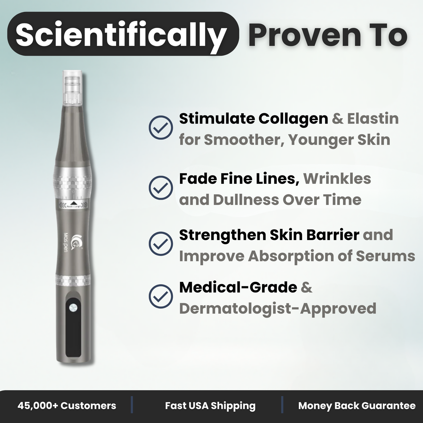 M8S Microneedling Pen + 30 Cartridges & Serum Free - Limited Time Offer