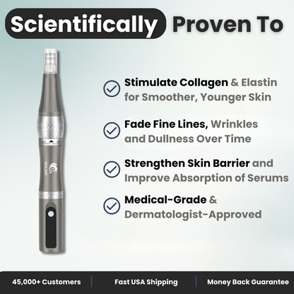 M8S Microneedling Pen + 30 Cartridges & Serum Free - Limited Time Offer