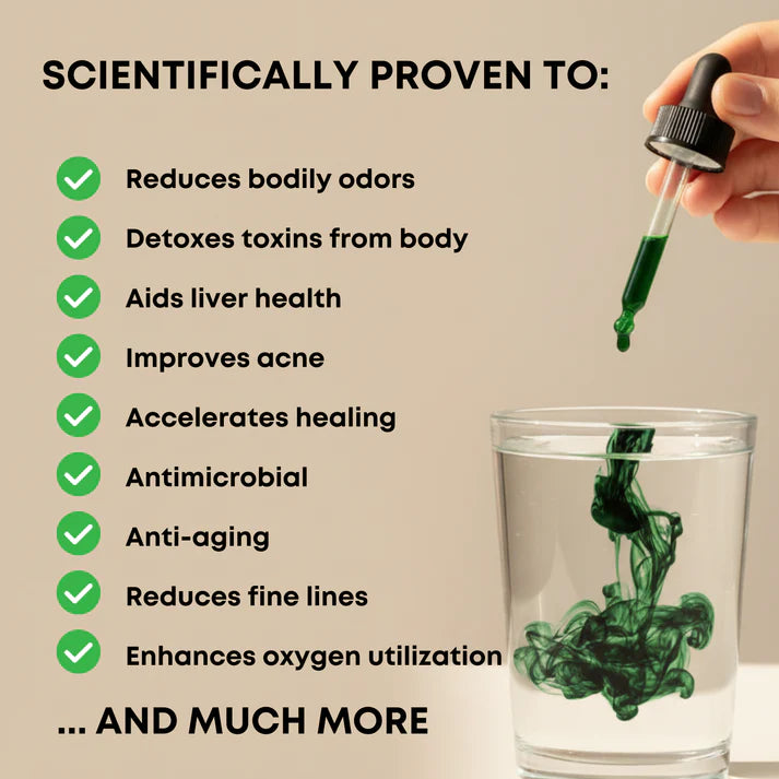 100% Organic Liquid Chlorophyll Drops